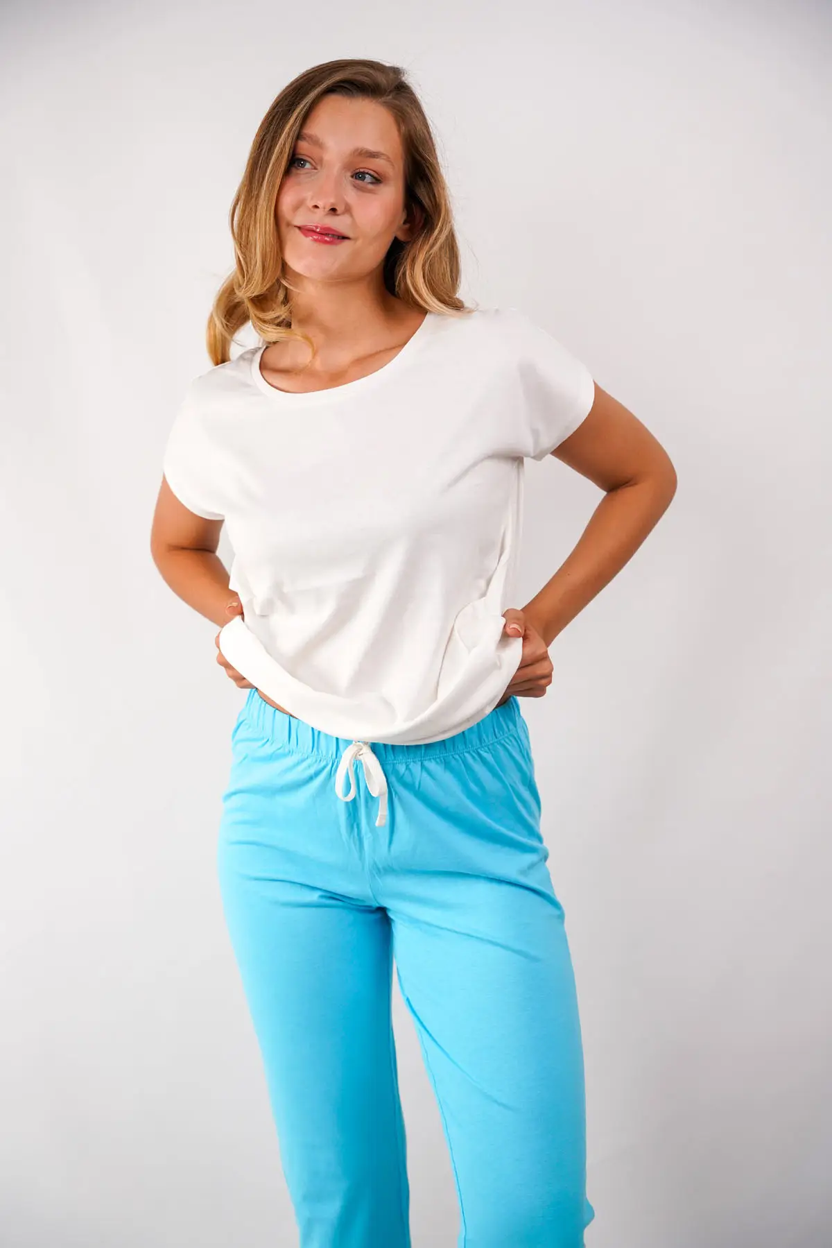 Yumuşak Dokulu Kadın Pijama Takımı