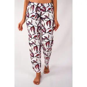 Çiçek Desenli Pijama Altı